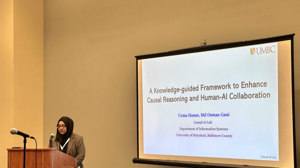 Uzma presented our work at the Causal AI for Robust Decision Making (CARD) Workshop at PerCom 2025.